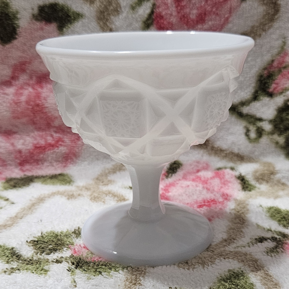 Westmoreland Milk Glass Goblet